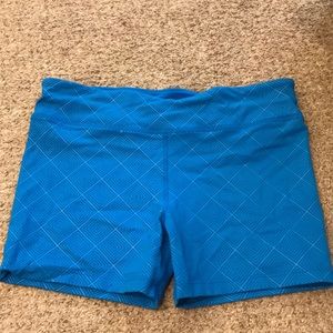 Blue Lorna Jane Workout Shorts
